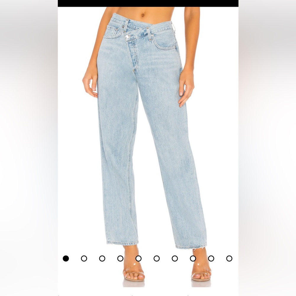 agolde criss cross jeans